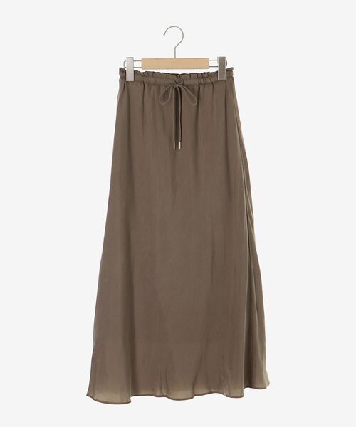 le.coeur blanc(ルクールブラン)の「キュプラナロースカート(スカート・レディース・チャコールグレー/モカ/カーキブラウン/ブラック・36/38)」の5枚目の写真