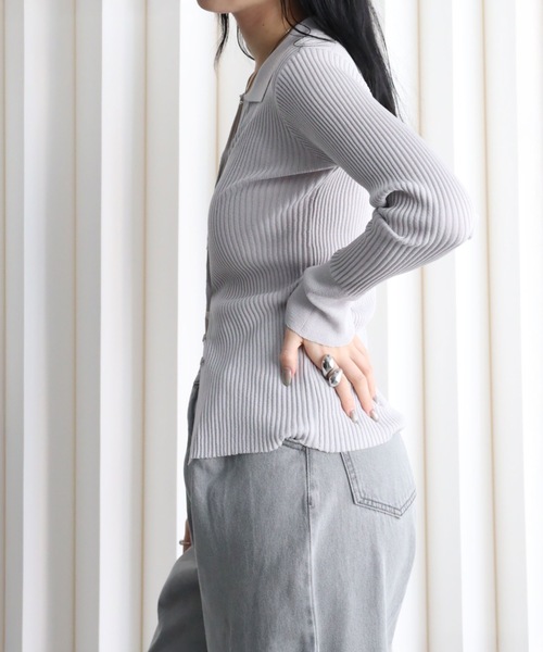model：164cm. 着用サイズ：FREE