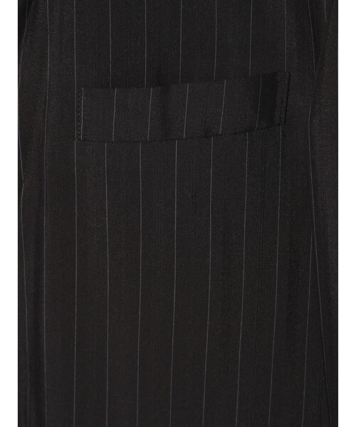 MIDIUMISOLID(ミディウミソリッド)の「MIDIUMISOLID Men’s シアーストライプジャケット(ダウンジャケット/コート・メンズ・ブラック/オフホワイト・48)」の15枚目の写真