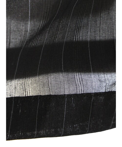 MIDIUMISOLID(ミディウミソリッド)の「MIDIUMISOLID Men’s シアーストライプジャケット(ダウンジャケット/コート・メンズ・ブラック/オフホワイト・48)」の21枚目の写真