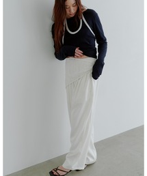 MIESROHE（ミースロエ）の「リサイクルサテンギャザーバレルPT（その他パンツ）」