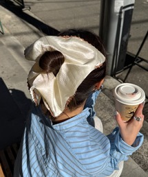 CIAOPANIC TYPY | lilレーススカラップサテンシュシュ(シュシュ)