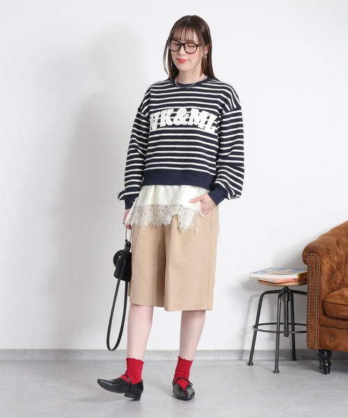 cepo(セポ)の「〈セットアップ対応〉撥水・UV・ウォッシャブル グログランショートパンツ(その他パンツ・レディース・ベージュ/ブラック/グレー・M)」の3枚目の写真