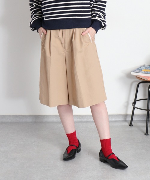 cepo(セポ)の「〈セットアップ対応〉撥水・UV・ウォッシャブル グログランショートパンツ(その他パンツ・レディース・ベージュ/ブラック/グレー・M)」の16枚目の写真