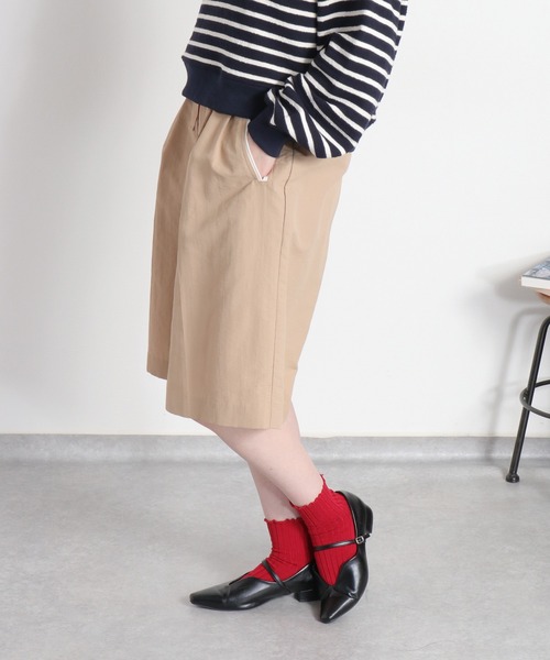 cepo(セポ)の「〈セットアップ対応〉撥水・UV・ウォッシャブル グログランショートパンツ(その他パンツ・レディース・ベージュ/ブラック/グレー・M)」の18枚目の写真