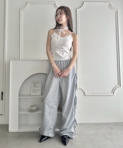 Loueme(ルエム)の「ヴィンテージレースブラキャミソール(キャミソール・レディース・イエロー/ホワイト系その他/ホワイト/ブラック/ブラック系その他/グレー・FREE)」の11枚目の写真