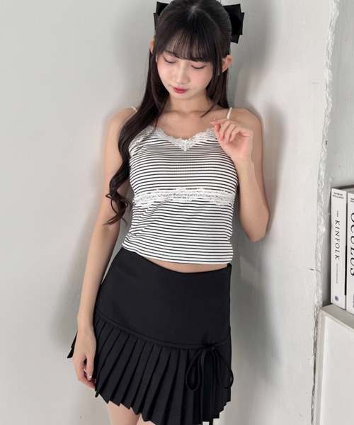 Loueme(ルエム)の「ヴィンテージレースブラキャミソール(キャミソール・レディース・イエロー/ホワイト系その他/ホワイト/ブラック/ブラック系その他/グレー・FREE)」の14枚目の写真