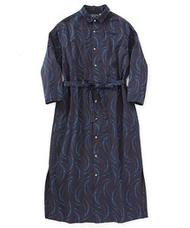 puff-sleeve shirt dress（シャツワンピース）｜suzuki takayuki