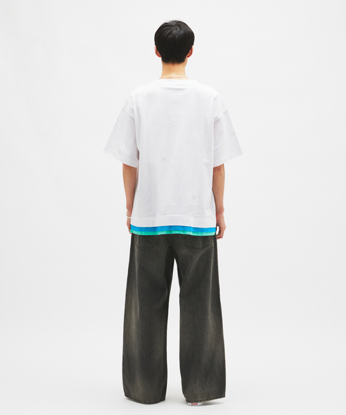 Champion(チャンピオン)の「CHAMPION / チャンピオン for JOURNAL STANDARD 3 レイヤード 半袖 Tシャツ(Tシャツ/カットソー・メンズ・ネイビー/ホワイト/ブラック/カーキ・MEDIUM/LARGE)」の18枚目の写真
