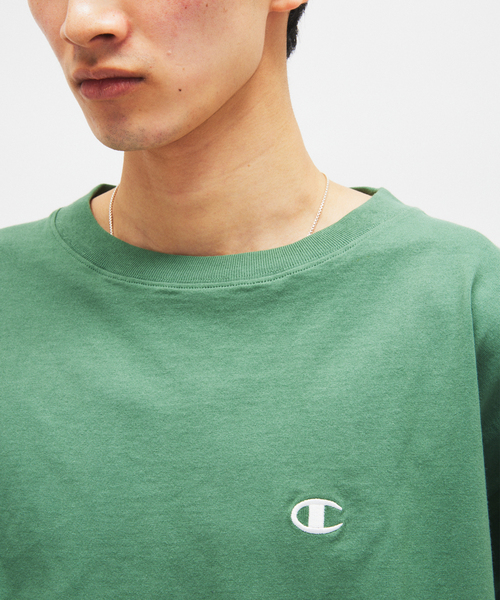 Champion(チャンピオン)の「CHAMPION / チャンピオン for JOURNAL STANDARD 3 レイヤード 半袖 Tシャツ(Tシャツ/カットソー・メンズ・ネイビー/ホワイト/ブラック/カーキ・MEDIUM/LARGE)」の11枚目の写真