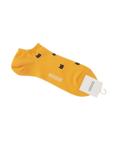 MACKINTOSH PHILOSOPHY（ﾏｯｷﾝﾄｯｼｭ ﾌｨﾛｿﾌｨｰ）の「キャット アンクレット カジュアルソックス（ソックス/靴下・メンズ・イエロー系その他3/ブルー系その他7/グレー系その他・FREE）」の3枚目の写真