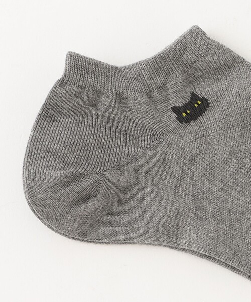 MACKINTOSH PHILOSOPHY（ﾏｯｷﾝﾄｯｼｭ ﾌｨﾛｿﾌｨｰ）の「キャット アンクレット カジュアルソックス（ソックス/靴下・メンズ・イエロー系その他3/ブルー系その他7/グレー系その他・FREE）」の4枚目の写真