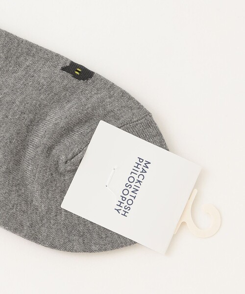 MACKINTOSH PHILOSOPHY（ﾏｯｷﾝﾄｯｼｭ ﾌｨﾛｿﾌｨｰ）の「キャット アンクレット カジュアルソックス（ソックス/靴下・メンズ・イエロー系その他3/ブルー系その他7/グレー系その他・FREE）」の5枚目の写真