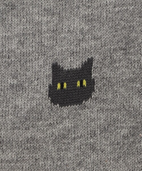 MACKINTOSH PHILOSOPHY（ﾏｯｷﾝﾄｯｼｭ ﾌｨﾛｿﾌｨｰ）の「キャット アンクレット カジュアルソックス（ソックス/靴下・メンズ・イエロー系その他3/ブルー系その他7/グレー系その他・FREE）」の7枚目の写真