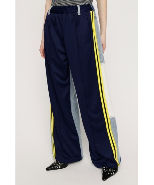 SLY(スライ)の「JERSEY DOCKING PT ジャージードッキングパンツ 春服(スラックス・レディース・ネイビー/ブラウン・FREE)」の2枚目の写真
