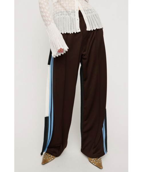 SLY(スライ)の「JERSEY DOCKING PT ジャージードッキングパンツ 春服(スラックス・レディース・ネイビー/ブラウン・FREE)」の1枚目の写真