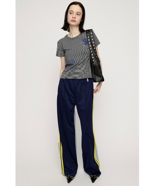 SLY(スライ)の「JERSEY DOCKING PT ジャージードッキングパンツ 春服(スラックス・レディース・ネイビー/ブラウン・FREE)」の8枚目の写真