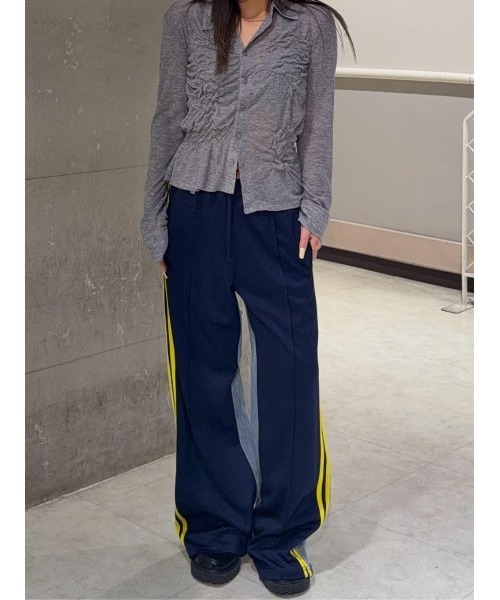 SLY(スライ)の「JERSEY DOCKING PT ジャージードッキングパンツ 春服(スラックス・レディース・ネイビー/ブラウン・FREE)」の20枚目の写真