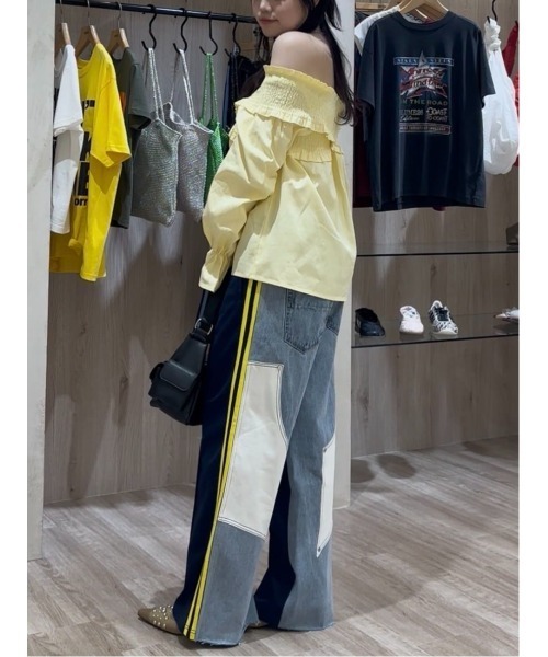 SLY(スライ)の「JERSEY DOCKING PT ジャージードッキングパンツ 春服(スラックス・レディース・ネイビー/ブラウン・FREE)」の22枚目の写真