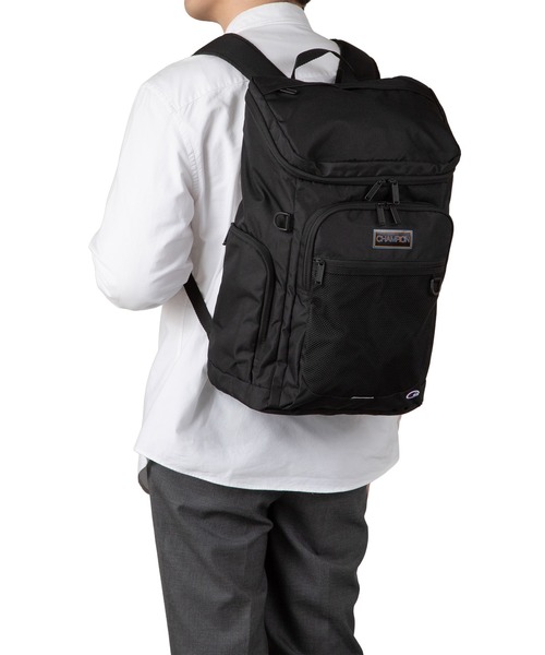 Champion（チャンピオン）の「チャンピオン リュックサック ボックス型 通学 68892（バックパック/リュック・レディース・オレンジ/パープル/アイボリー・FREE）」の12枚目の写真