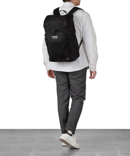 Champion（チャンピオン）の「チャンピオン リュックサック ボックス型 通学 68892（バックパック/リュック・レディース・オレンジ/パープル/アイボリー・FREE）」の11枚目の写真