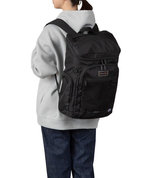 Champion（チャンピオン）の「チャンピオン リュックサック ボックス型 通学 68892（バックパック/リュック・レディース・オレンジ/パープル/アイボリー・FREE）」の10枚目の写真