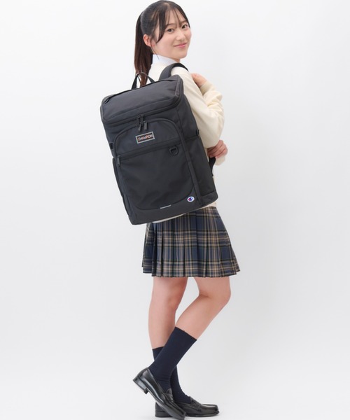 Champion(チャンピオン)の「チャンピオン リュックサック ボックス型 通学 68892(バックパック/リュック・レディース・オレンジ/パープル/アイボリー・FREE)」の17枚目の写真