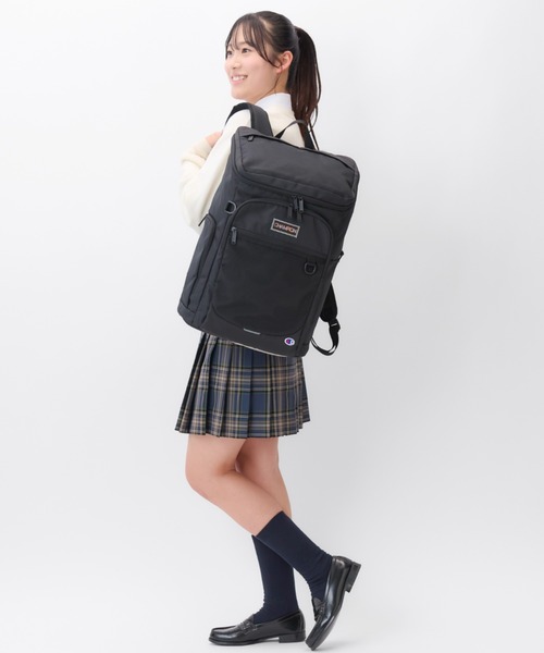 Champion(チャンピオン)の「チャンピオン リュックサック ボックス型 通学 68892(バックパック/リュック・レディース・オレンジ/パープル/アイボリー・FREE)」の18枚目の写真