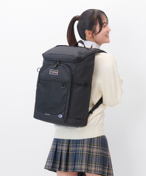 Champion(チャンピオン)の「チャンピオン リュックサック ボックス型 通学 68892(バックパック/リュック・レディース・オレンジ/パープル/アイボリー・FREE)」の21枚目の写真
