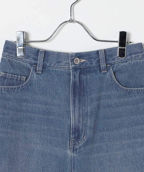 LEPSIM（レプシィム）の「デニムハーフパンツ　638897（デニムパンツ・レディース・インディゴブルー/ブラック・FREE）」の6枚目の写真