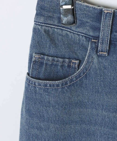 LEPSIM（レプシィム）の「デニムハーフパンツ　638897（デニムパンツ・レディース・インディゴブルー/ブラック・FREE）」の7枚目の写真