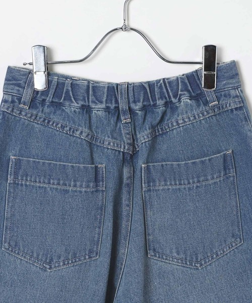 LEPSIM（レプシィム）の「デニムハーフパンツ　638897（デニムパンツ・レディース・インディゴブルー/ブラック・FREE）」の9枚目の写真