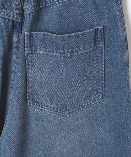 LEPSIM（レプシィム）の「デニムハーフパンツ　638897（デニムパンツ・レディース・インディゴブルー/ブラック・FREE）」の10枚目の写真
