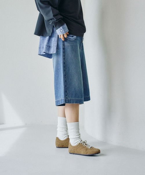 LEPSIM(レプシィム)の「デニムハーフパンツ 638897(デニムパンツ・レディース・インディゴブルー/ブラック・FREE)」の17枚目の写真