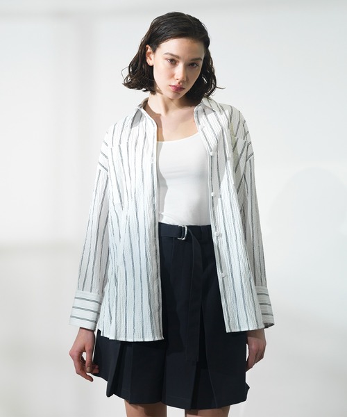 CITY TOKYO（シティトウキョウ）の「【CITY TOKYO/シティートウキョウ】ベルテッドハーフパンツ（その他パンツ・レディース・ベージュ・2/1）」の7枚目の写真