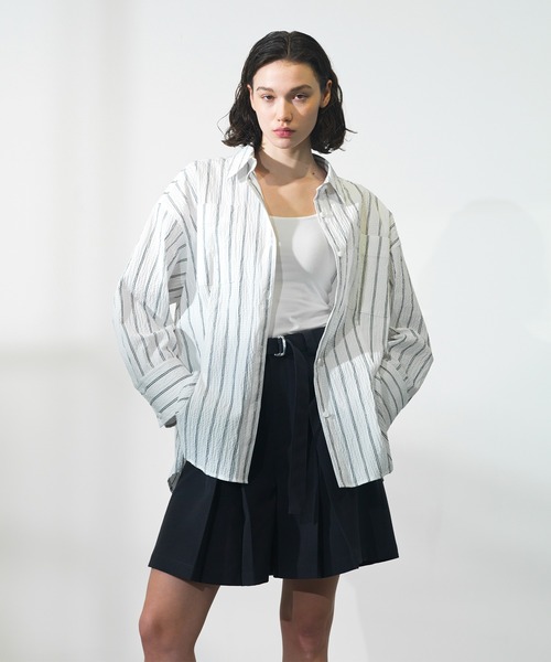 CITY TOKYO（シティトウキョウ）の「【CITY TOKYO/シティートウキョウ】ベルテッドハーフパンツ（その他パンツ・レディース・ベージュ・2/1）」の8枚目の写真