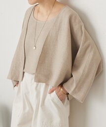 BEARDSLEY | リネンインレイカーディガン(カーディガン/ボレロ)