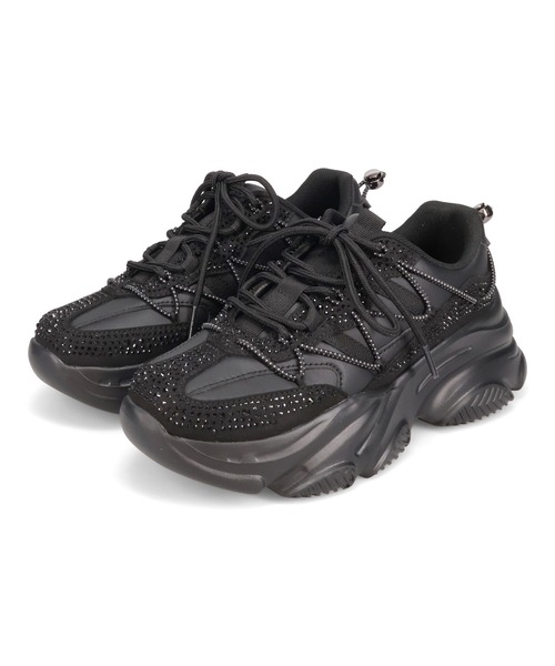 ORiental TRaffic（オリエンタルトラフィック）の「ラインストーン 厚底 スニーカー /OT3792（スニーカー・レディース・ブラック/ベージュ・36/41/40/39/38/37）」の5枚目の写真