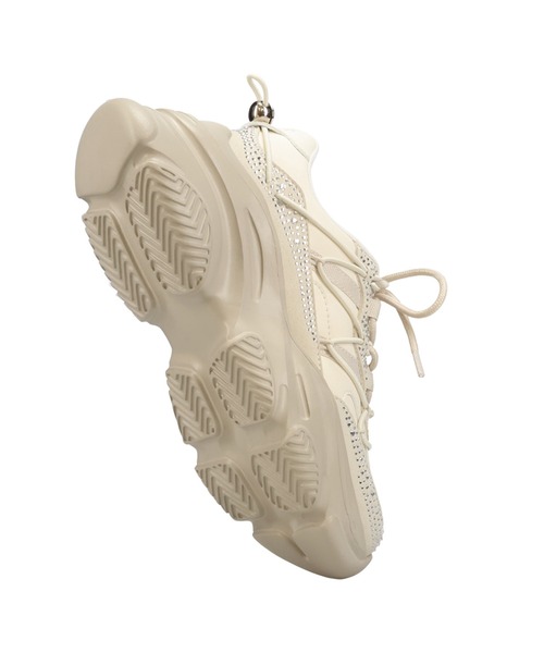 ORiental TRaffic（オリエンタルトラフィック）の「ラインストーン 厚底 スニーカー /OT3792（スニーカー・レディース・ブラック/ベージュ・36/41/40/39/38/37）」の21枚目の写真