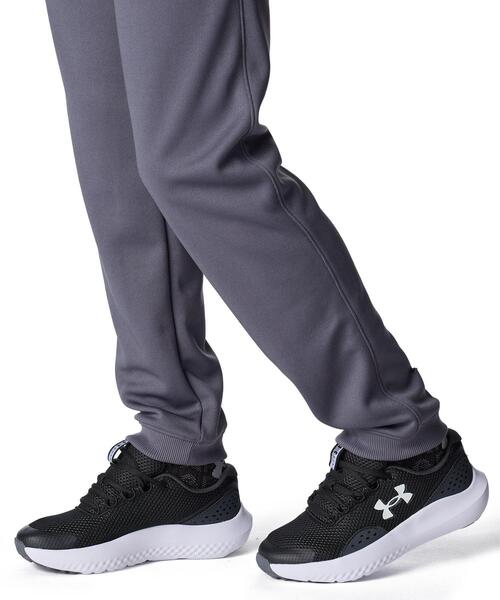 UNDER ARMOUR(アンダーアーマー)の「UAカラーブロック ビッグロゴ トラックスーツ(トレーニング/キッズ)(その他トップス・キッズ・グレー×ホワイト・140cm/150cm/160cm)」の8枚目の写真