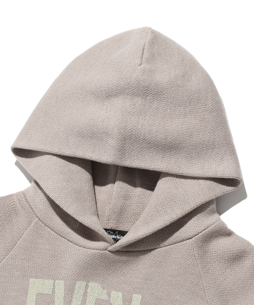 NICE GHOST CLUB(ナイスゴーストクラブ)の「EVEN THE DEVIL KNIT HOODIE_BEIGE(NG2ESUK610A)(ニット/セーター・レディース・その他・L)」の3枚目の写真
