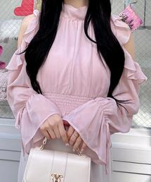 INGNI（イング）の「2Wayリボン肩あきフリルブラウス（シャツ/ブラウス）」