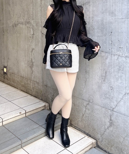 INGNI(イング)の「2Wayリボン肩あきフリル長袖ブラウス(シャツ/ブラウス・レディース・オフホワイト/ブラック/ピンクベージュ・M)」の19枚目の写真