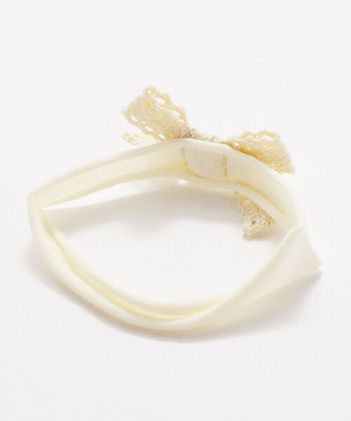 SLAP SLIP BABY(スラップスリップベビー)の「ふわふわフラワー+レースリボンヘアカチューム2点セットベビー(その他ベビー用品・キッズ・ホワイト/ピンク/ブルー・FREE)」の9枚目の写真