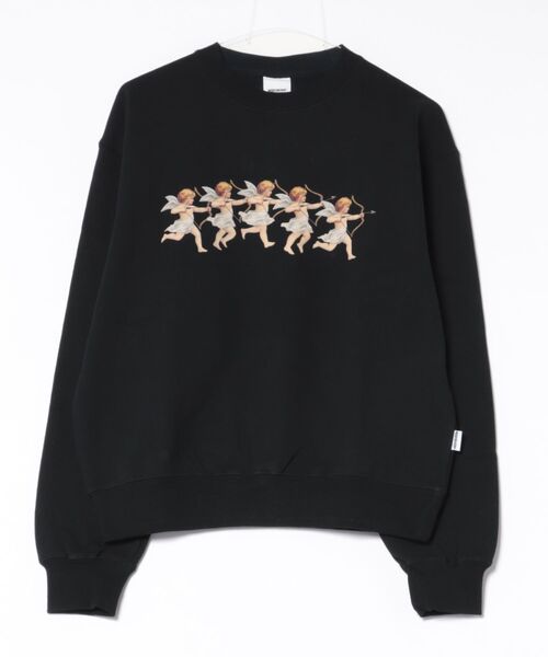 WISH FOR EVER(ウィッシュフォーエバー)の「【 3color / 3size 】IMPACT ANGELS PRINT SWEAT PULLOVER(Tシャツ/カットソー・メンズ・ピンク/グリーン系その他/ブラック・SMALL/MEDIUM/LARGE)」の11枚目の写真