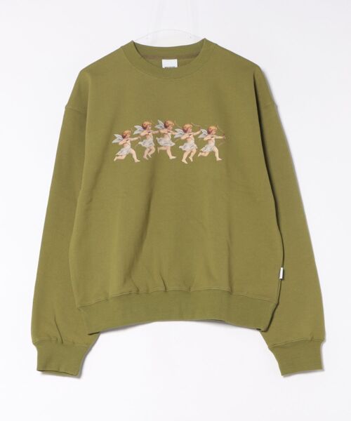 WISH FOR EVER(ウィッシュフォーエバー)の「【 3color / 3size 】IMPACT ANGELS PRINT SWEAT PULLOVER(Tシャツ/カットソー・メンズ・ピンク/グリーン系その他/ブラック・SMALL/MEDIUM/LARGE)」の12枚目の写真