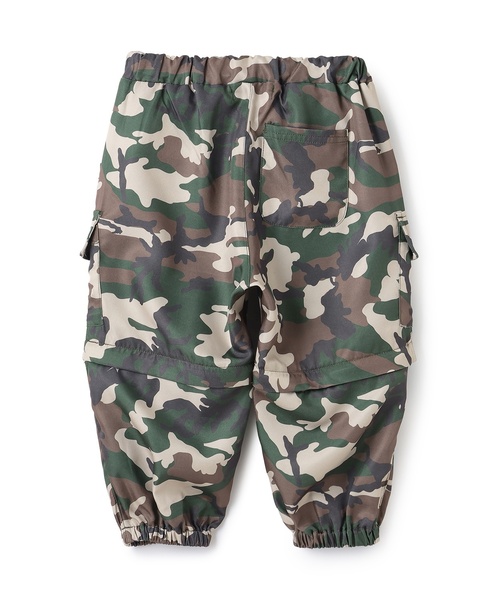 X-girl Stages(エックスガールステージス)の「2WAY カーゴパンツ(カーゴパンツ・キッズ・ピンク/ブラック・140cm/130cm/110cm/120cm/100cm)」の3枚目の写真