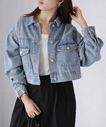 Riberry | ショート丈デニムジャケット(デニムジャケット)