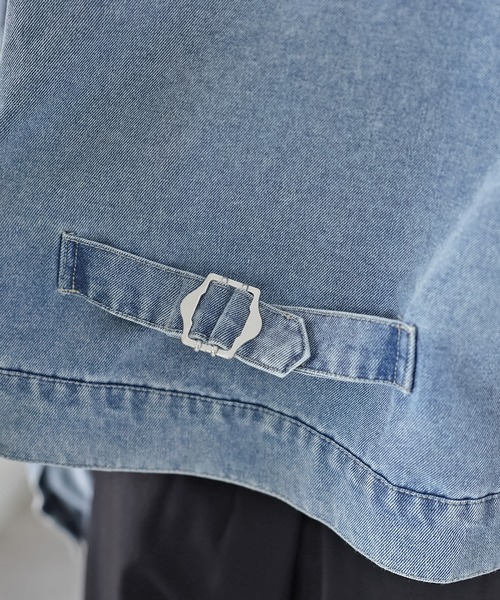Riberry（リベリー）の「ショート丈デニムジャケット（デニムジャケット・レディース・ブルー/ブラック/ネイビー・FREE）」の13枚目の写真