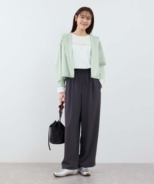 ROPE' PICNIC(ロペピクニック)の「フーディーシャツ(シャツ/ブラウス・レディース・サックスブルー/ライトグリーン/ホワイト・FREE)」の21枚目の写真